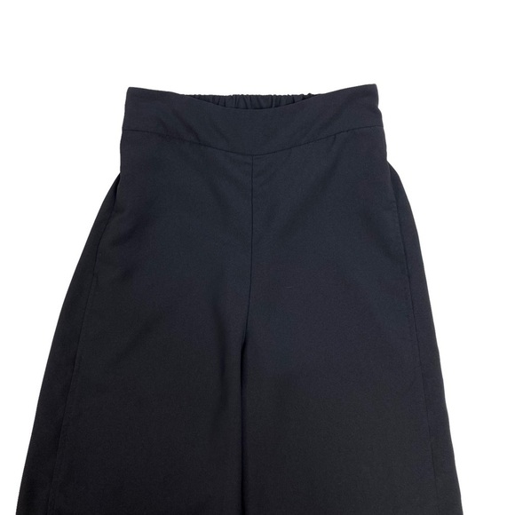 MADEWELL Huston Wide Leg Cropped Crepe Pants In Black Size XS Style#L0297 - Picture 3 of 8